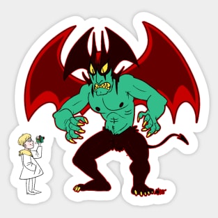 Red Devilman Sticker